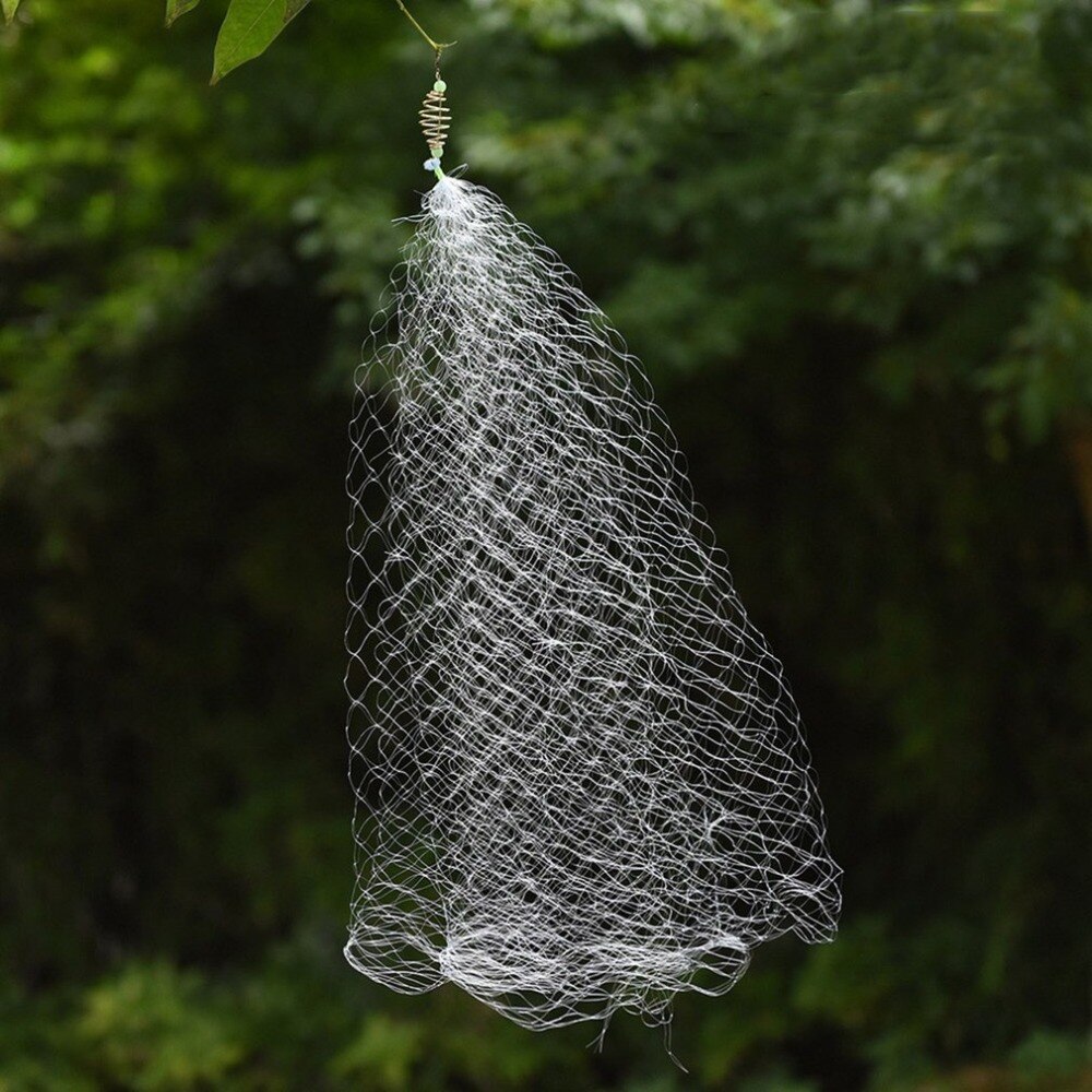 Portable Fishing Net Trap Luminous Bead Copper Spring Shoal Netting Fishnet Tackle No Need Hook Fishing Fish Tool