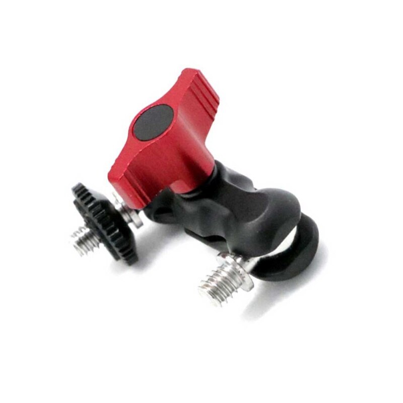 Arm Stabilizer Mount Adapter Dual Ball Head Adjustable Rotatable DSLR Camera LCD Monitor Accessory Hotsale