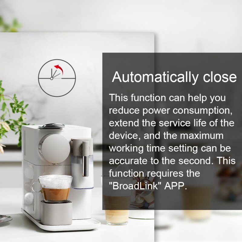 Broadlink-Smarthome SP4L de 16A con enchufe europeo, enchufe con WiFi, Control por aplicación de luz nocturna, temporizador portátil en cualquier lugar con Alexa de Google Home