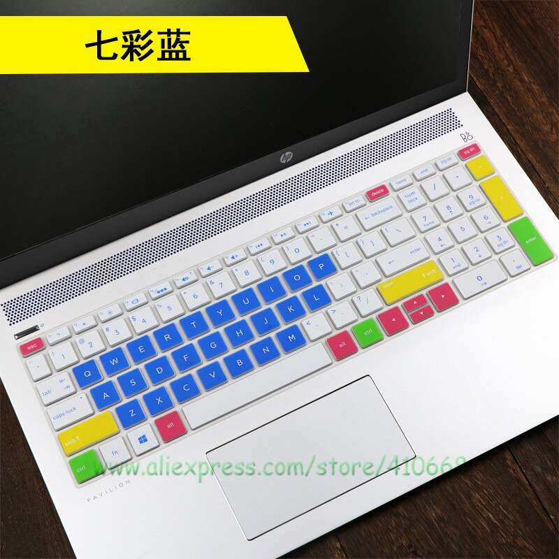 For HP Pavilion Gaming 16 16-A0013tx 16-a0056TX 16 16.1 inch Silicone Notebook Laptop Keyboard Cover Skin Protector Film: Color 3