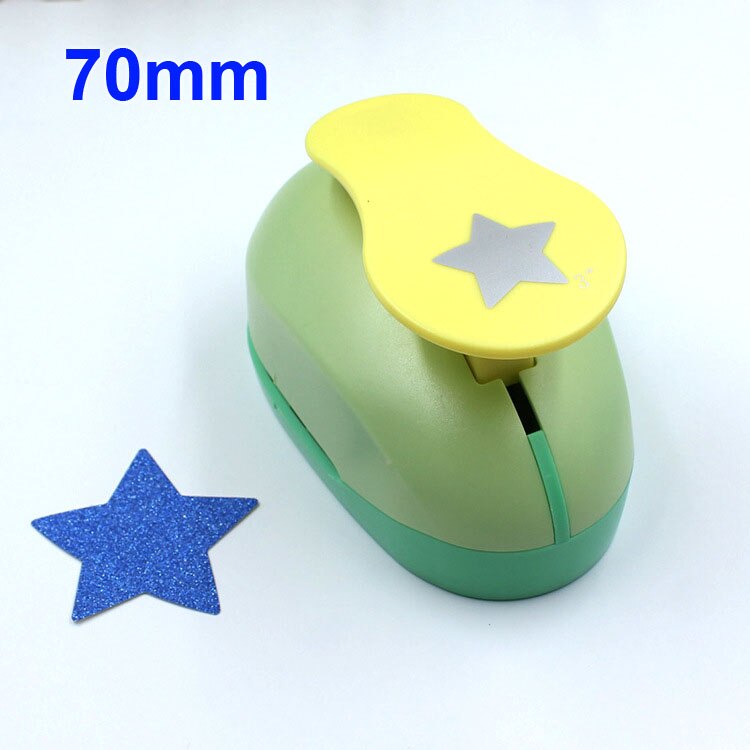 3 &quot;2&quot; 1.5 &quot;1&quot; Stervorm Craft Punch Gat Paper Cutter Scrapbooking School Papier Puncher Eva perforator: 1pc 70mm
