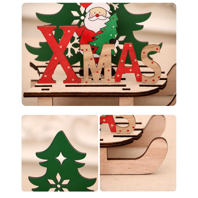 Kerst Houten Ornamenten Kerstboom Decor Vrolijk Kerstfeest Decoratie Voor Thuis Kerst Decor