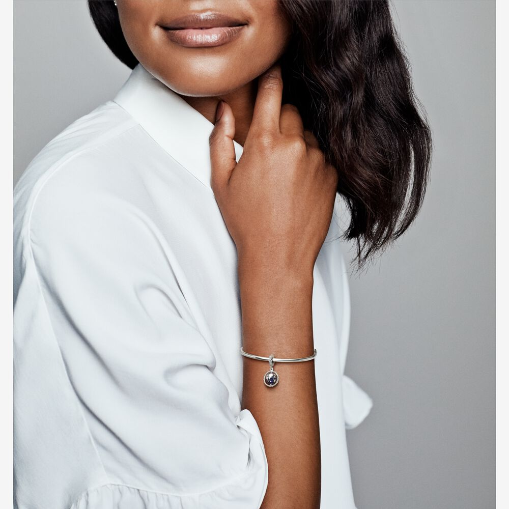 Danturn 925 Sterling Silver Beads Bear Spinning Globe Dangle Charms fit Original European Bracelets for Jewelry Making