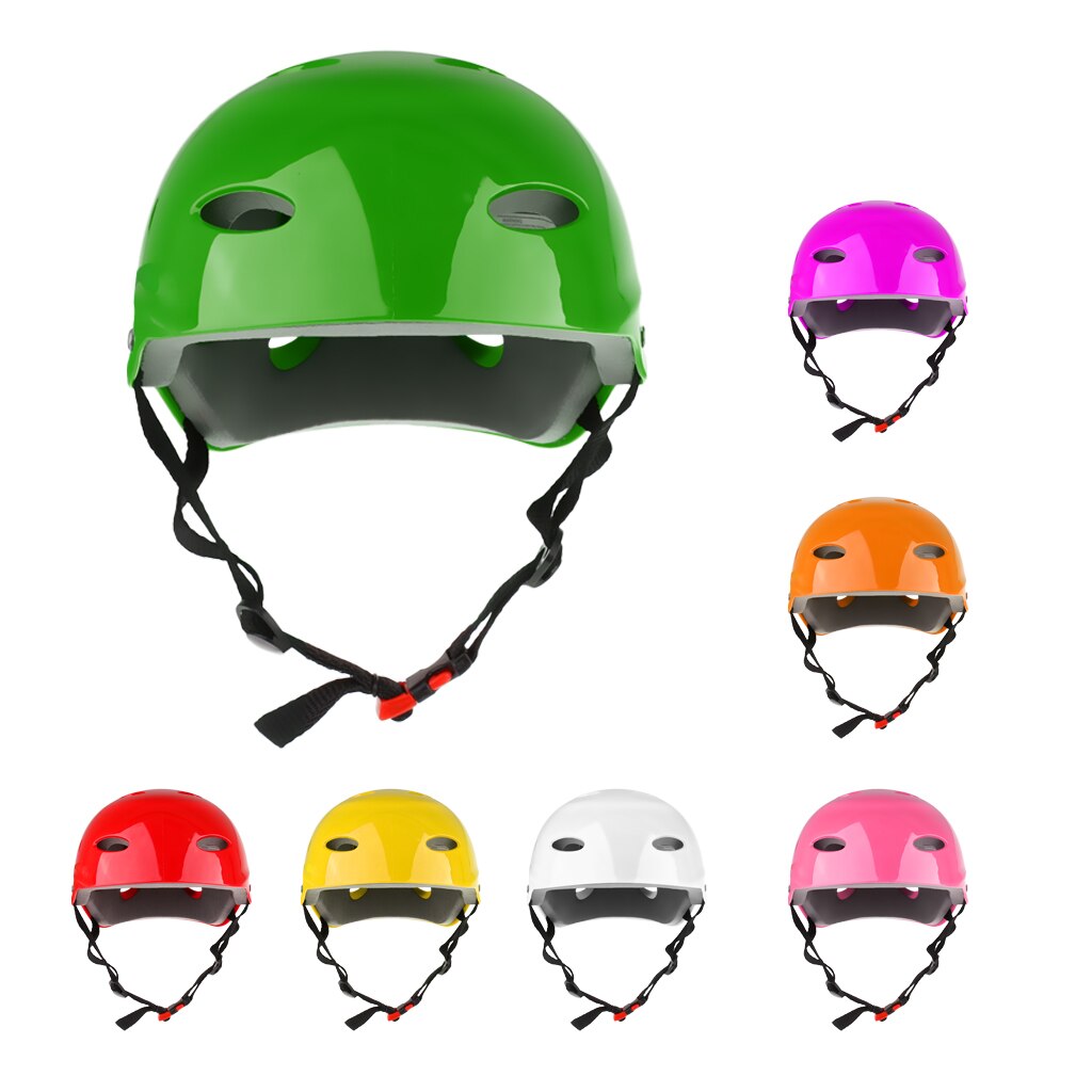 Colorful Adjustable Water Sports Safety Helmet Hard Protection Hat for Wakeboard Kayak Canoe Surf Skate All Sizes Skateboard Jet