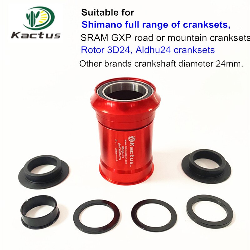 KACTUS BBright-24 Press Fit Bottom Brackets G3 Silicon Nitride Ceramics Bearing For Shimano Mountain Road Bike Accessories