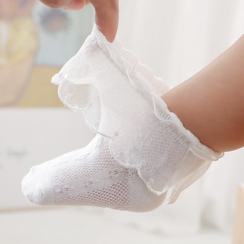 bebé niña Calcetines Niño niña otoño medias con volantes lindo calcetines de encaje para niños invierno Bebé bebé calcetines para niños