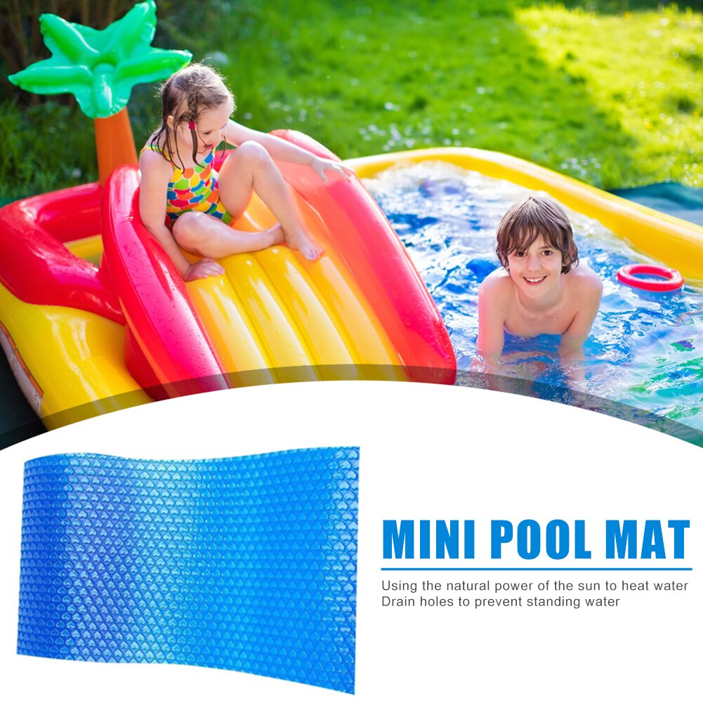 Multi-functional Heart Rectangle Insulation Cover Mat Practical Durable Classic Outdoor Garden Swimming Pool Cover Cloth