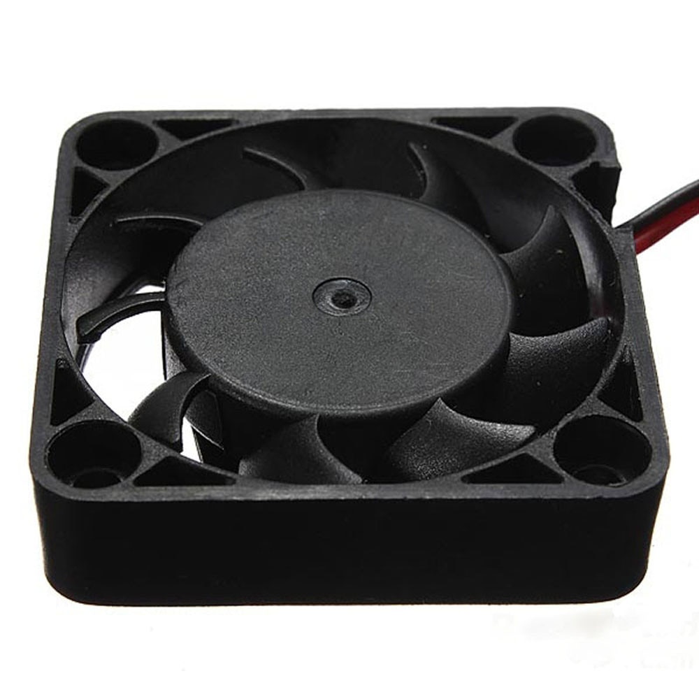 Mini ventilador do computador, 2 peças 12v-pequeno 40mm x 10mm dc sem escova 2 pinos o.15