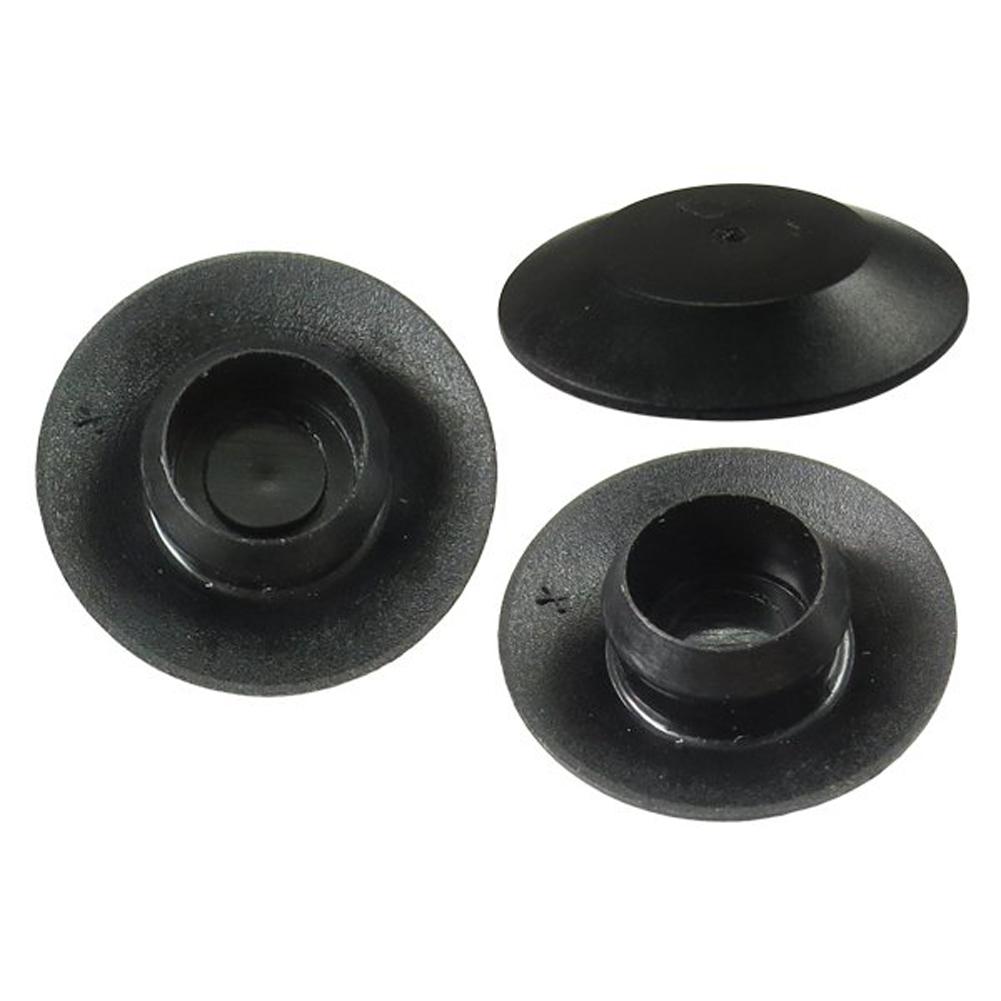 100PCS Car Door Rubber Plug Universal PVC Mount Black Rubber Body Sheet Metal Hole Plugs