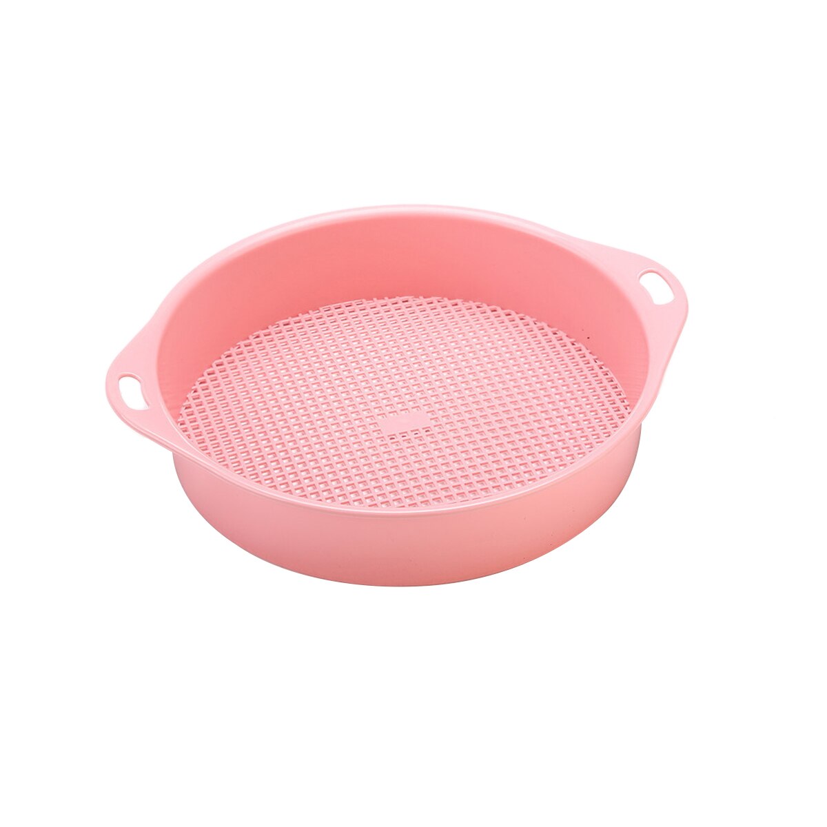 BESTOARD 4pcs Garden Sieve Plastic Convenient Durable Gardening Supply Soil Sieve Cultivation Tools for Soil Stone with Handle