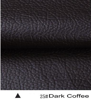 100 x 135cm 24 farver litchi pu læder stof for meter syntetisk kunstlæder stof til syning gør-det-selv taske sofa møbelmateriale: 25