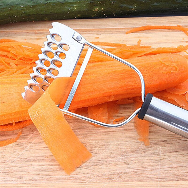 Multifunctionele Rvs Groente Julienne Rasp Dunschiller Cutter Aardappel Wortel Fruit Slicer Rasp Keuken Gereedschap