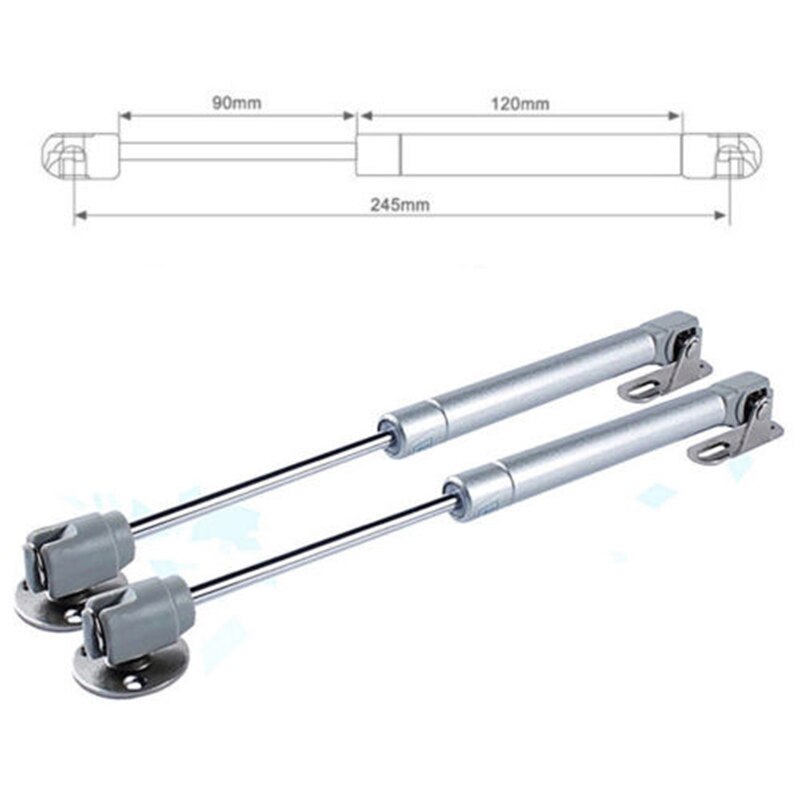 40-150N 15kg Cabinet Hinges Furniture Gas Spring Kitchen Cupboard Door Lift Support Lid Stays Soft Close Open Cabient Hardware