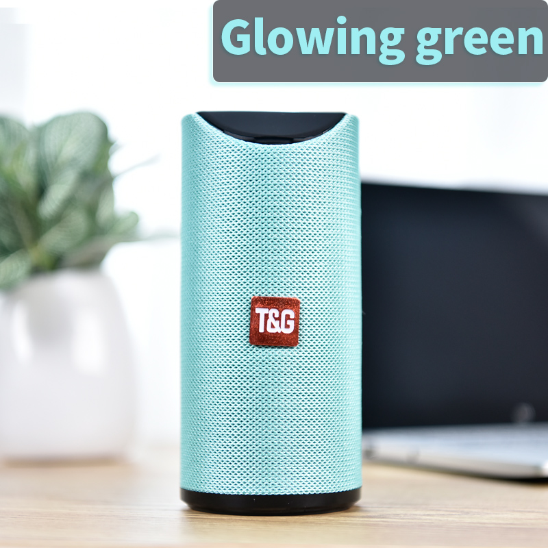 TG 113 Portable Bluetooth haut-parleur extérieur sans fil Mini colonne 10W stéréo Surround soutien FM TFCard basse boîte: green