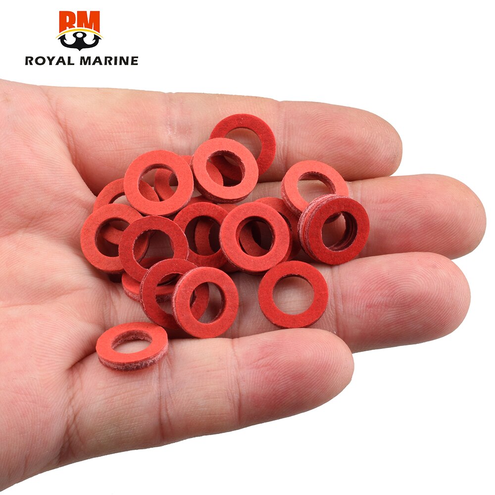 Red seal gasket Lower casing for yamaha Hidea outboard motor engine parts 20 Pieces 332-60006-0 332-60006 boat motor