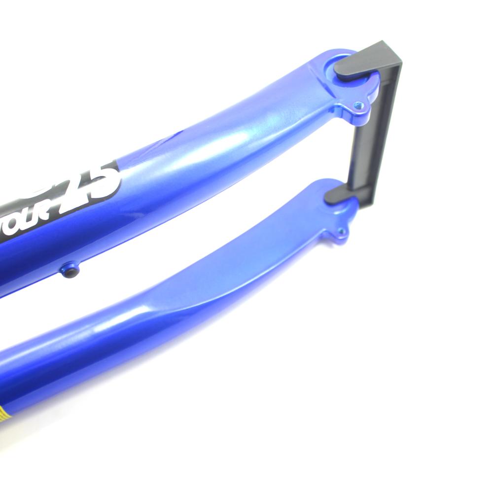 700C MTB V Brake Suspension front Fork Aluminum Alloy suspension fork air damping front fork Oil Spring Front Fork Disc Brake