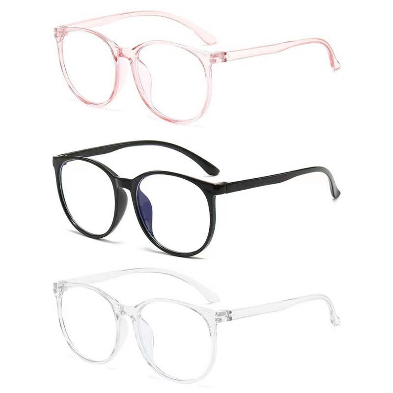 Anti Radiation Glasses for Women Retro Round Glasses Frame Anti Blue Light Eyeglasses