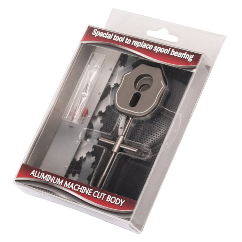 Diy Reel Bearing Remover Kit Aluminium Reparatie Kit Baitcasting Onderhoud Gereedschap Spool Demontage Apparaat Pin