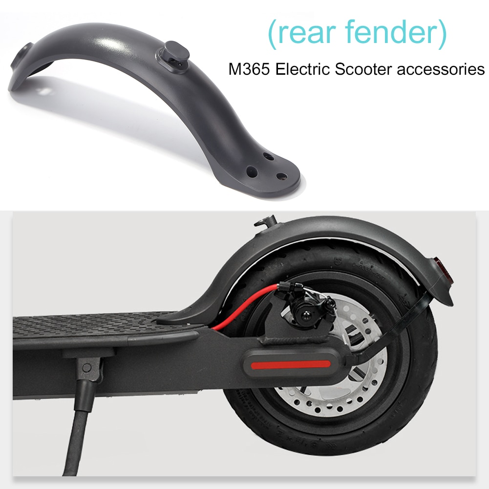 Garde-boue arrière avec vis élément léger bouchons en caoutchouc décoration électrique pour Xiaomi Mijia Scooter électrique M365