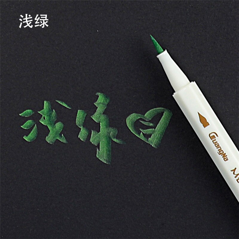Rotuladores coloridos respetuosos con el medio ambiente práctico álbum de fotos DIY Scrapbooking bolígrafo de Graffiti decorativo para tarjetas de Metal de cristal: 16