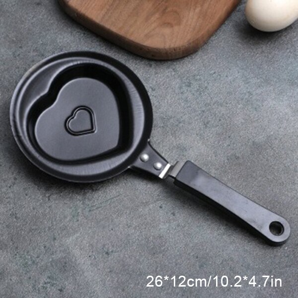 Creavtive Bear Shape Fry Egg Pancakes Mini Frying Pan Cauldron Housewares Various Kitchen Shaper Fried Tool Breakfast Tool: C