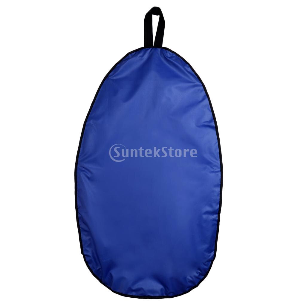 Cubierta de cabina de Kayak Oxford 300D Premium, accesorios de escudo de almacenamiento, impermeable, protección contra el polvo UV, ajustable: M Blue 