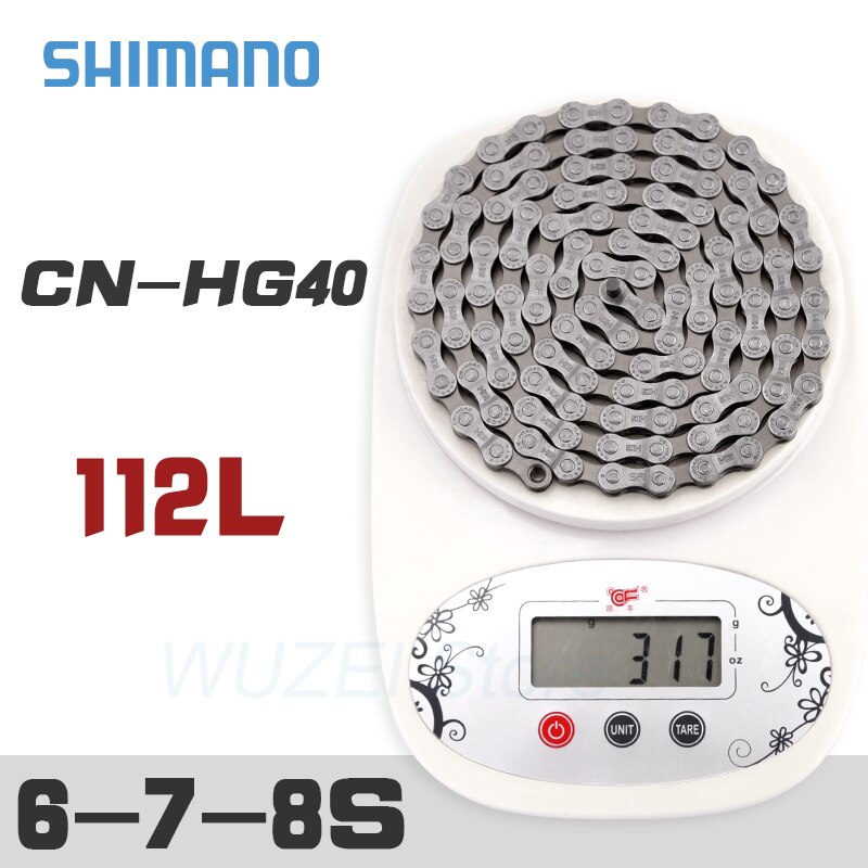 Shimano polkupyörän ketju 6/7/8/9/10 nopeus  cn4601 hg53 hg71 hg40 6 7 8 vaihtuva nopeus ketju 10v mtb maantie maastopyöräketju: Cn -hg40 6 7 8 nopeus