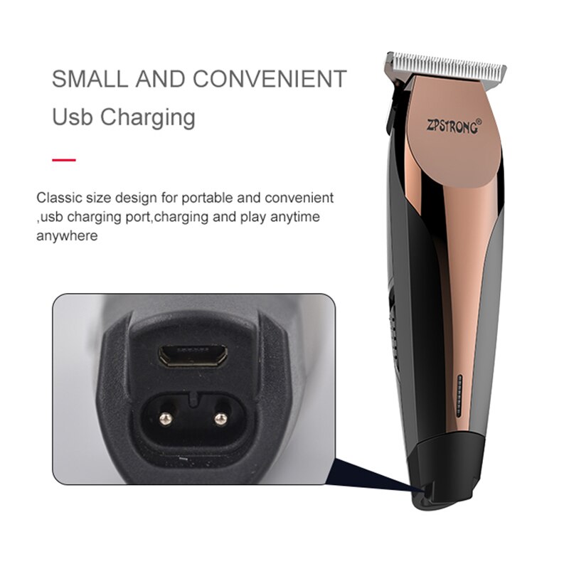 ZPSTRONG 110-240 tondeuse à cheveux sans fil tondeuse électrique 0 mm tondeuse à cheveux tondeuse à barbe Rechargeable prise américaine