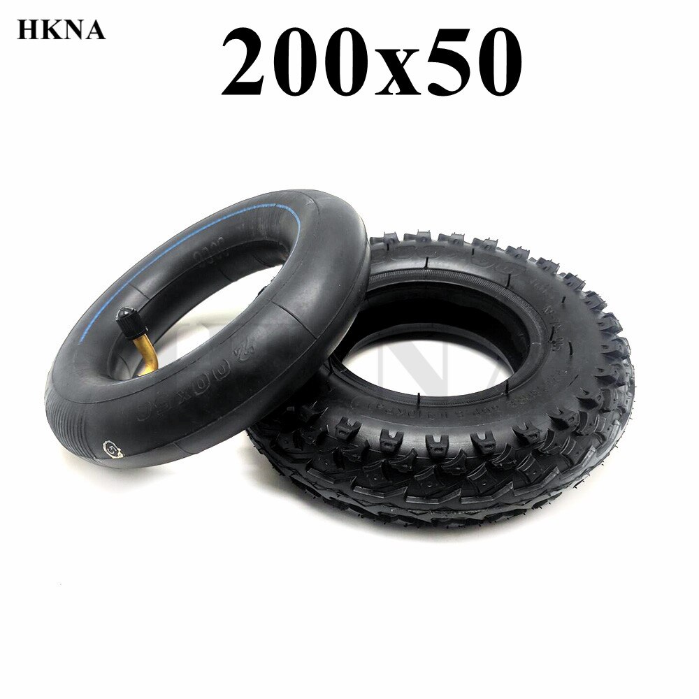 200x50 Off Road Tire 8 Inch Antiskid Pneumatic Tyre for Razor, Dolphin Electric Scooter Refitting Accessories