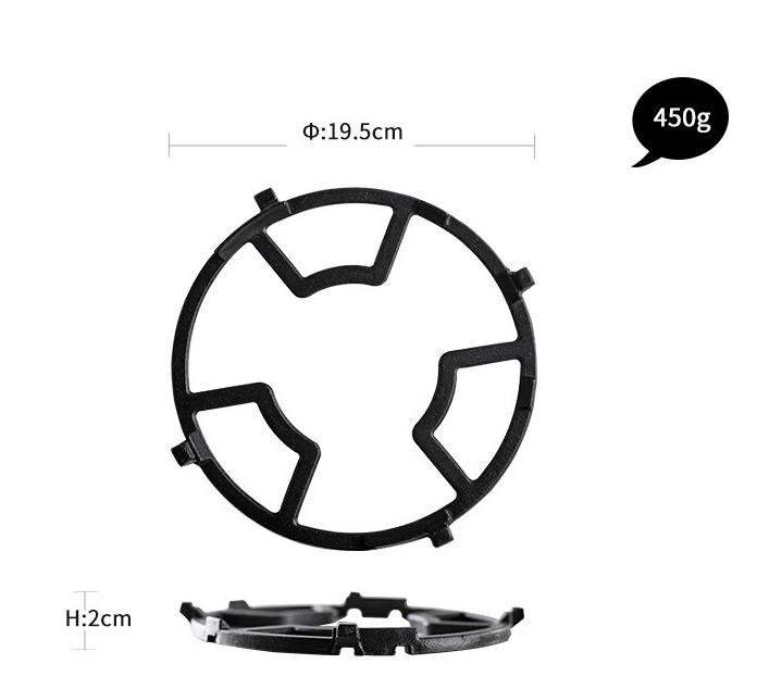 Iron Pot Rack Home Kitchen Tools Desktop Protection Rack Gas Stove Bracket Kitchen Wok Milk Pot Accessories Pot Rack: Default Title