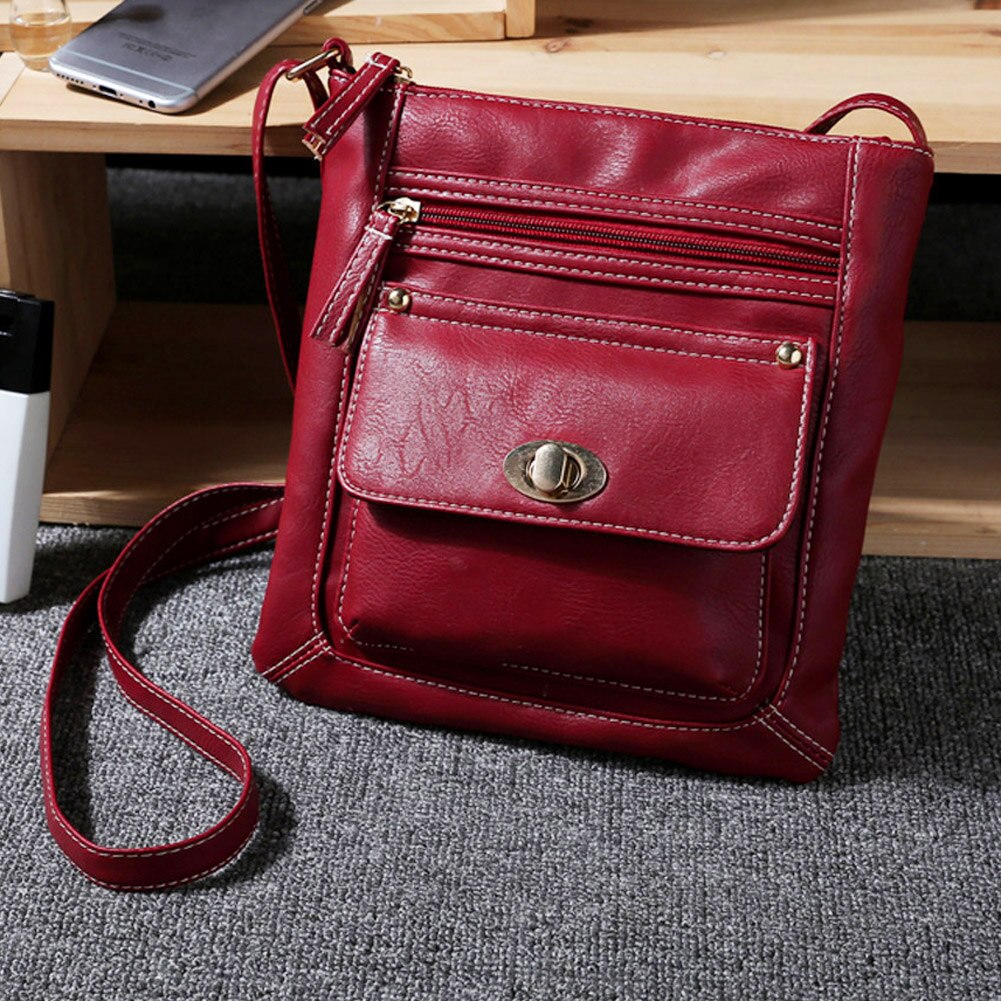 Sacs de messager pour femmes sac à main en cuir PU sac à bandoulière petit sac seau femme bolsos mujer bolsas femininas: 02