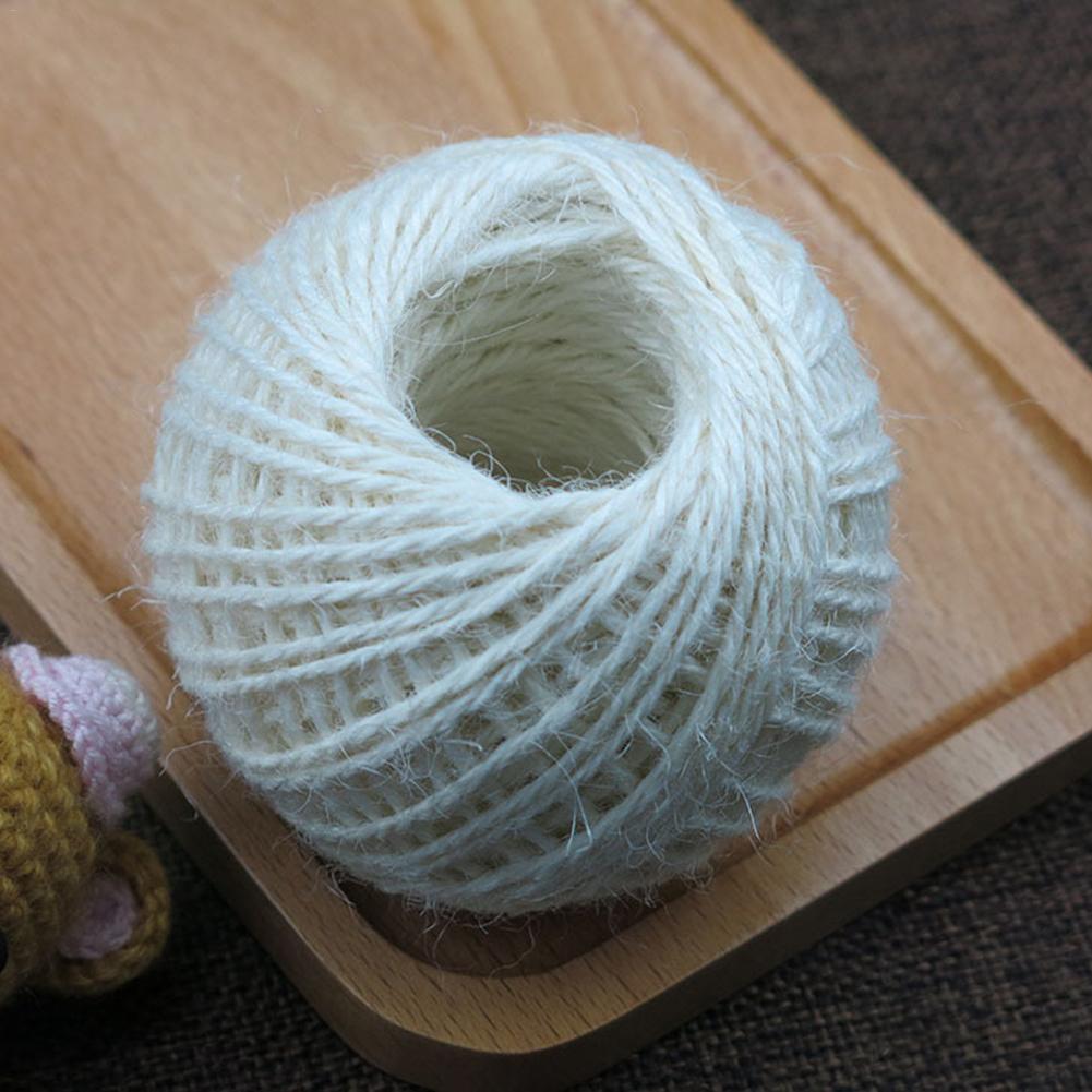 Rouleau de ficelle en chanvre 2MM 25 mètres bricolage | Cordes colorées à cordon pour boîte , étiquettes décoratives de mariage, 1 rouleau de décoration: A