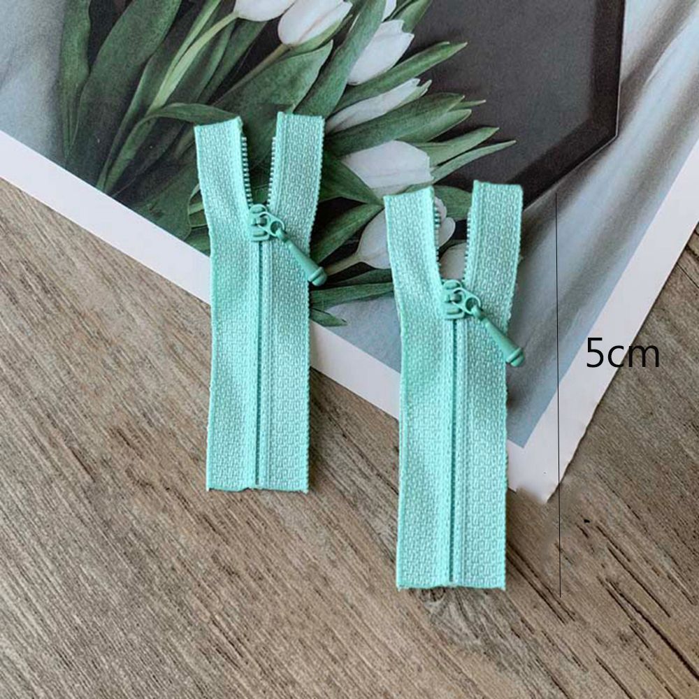 5pcs Invisible Mini Zippers Doll Clothing Zipper DIY Handmade Sewing Scrapbooking Garment Applique DIY Doll Clothes Accessories