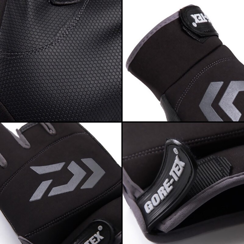 1 paar Angeln Handschuhe Anti-Unterhose Drei schneiden Finger Schutz Handschuhe Atmungsaktive Handschuh Männer Frauen draussen Angeln Ausrügestochen