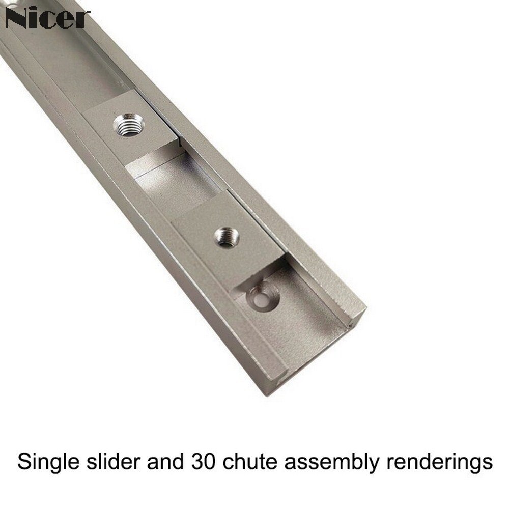Écrou coulissant t-track M6/M8 en alliage d'aluminium, écrou à fente en T pour gabarits de Type 30/45, fixation par vis, outils pour le travail du bois