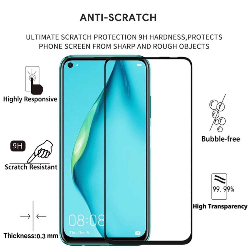 2Pcs Glas Voor Huawei P40 Lite E P30lite P 40 30 Licht Camera Lens Screen Protector Voor Huawei P30 lite P40Lite E Gehard Glas