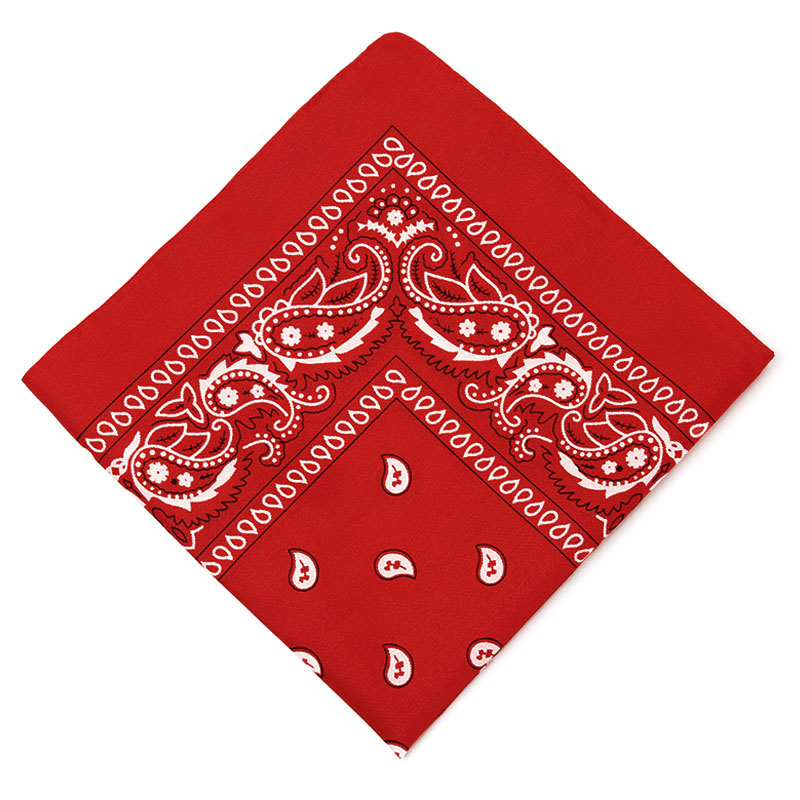 Unisex Mannen Vrouwen Bandana Haarband Cowboy Heren Biker Sport Hoofddeksels Pols Hairwrap Paisley Hoofd Wrap Vierkante Sjaal: Roze