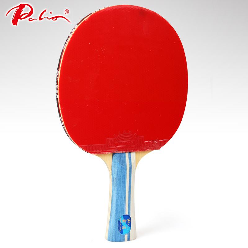Raqueta De tenis De mesa Palio, raqueta De Ping Pong De goma HADUO, raqueta De Ping Pong De madera y carbono puro: long handle