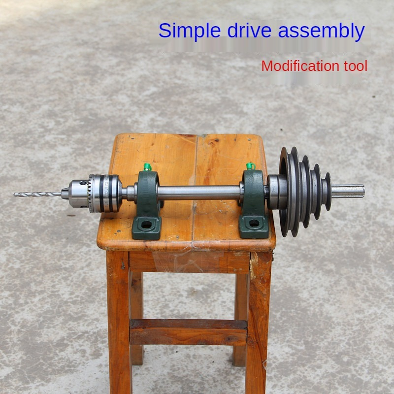 Bench Drill Modification PartsTransmission System Bench DrillSpindle Shaft Spline Bushing Bearing PulleyBench Drill Modification
