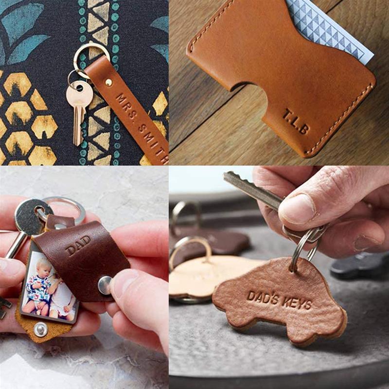 6mm Leather Letter Number Stamp Set Leather Embossing Kit Leather Alphabet Carving Punch Tool for DIY Handmade Leather Art 36PCS