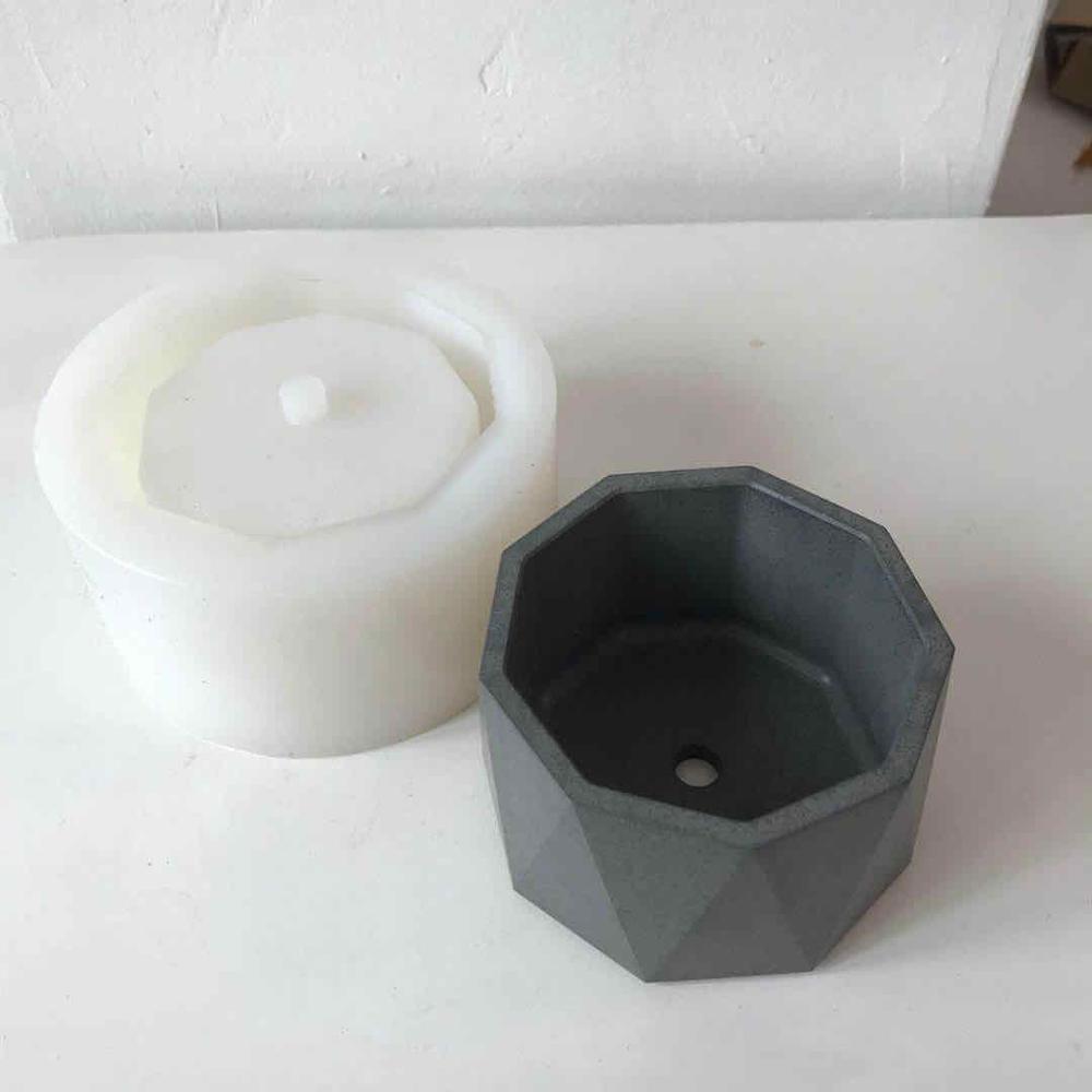 geometric pot mold Concrete Planter Molds Concrete Cement Flower Pot Molds DIY Clay Molds