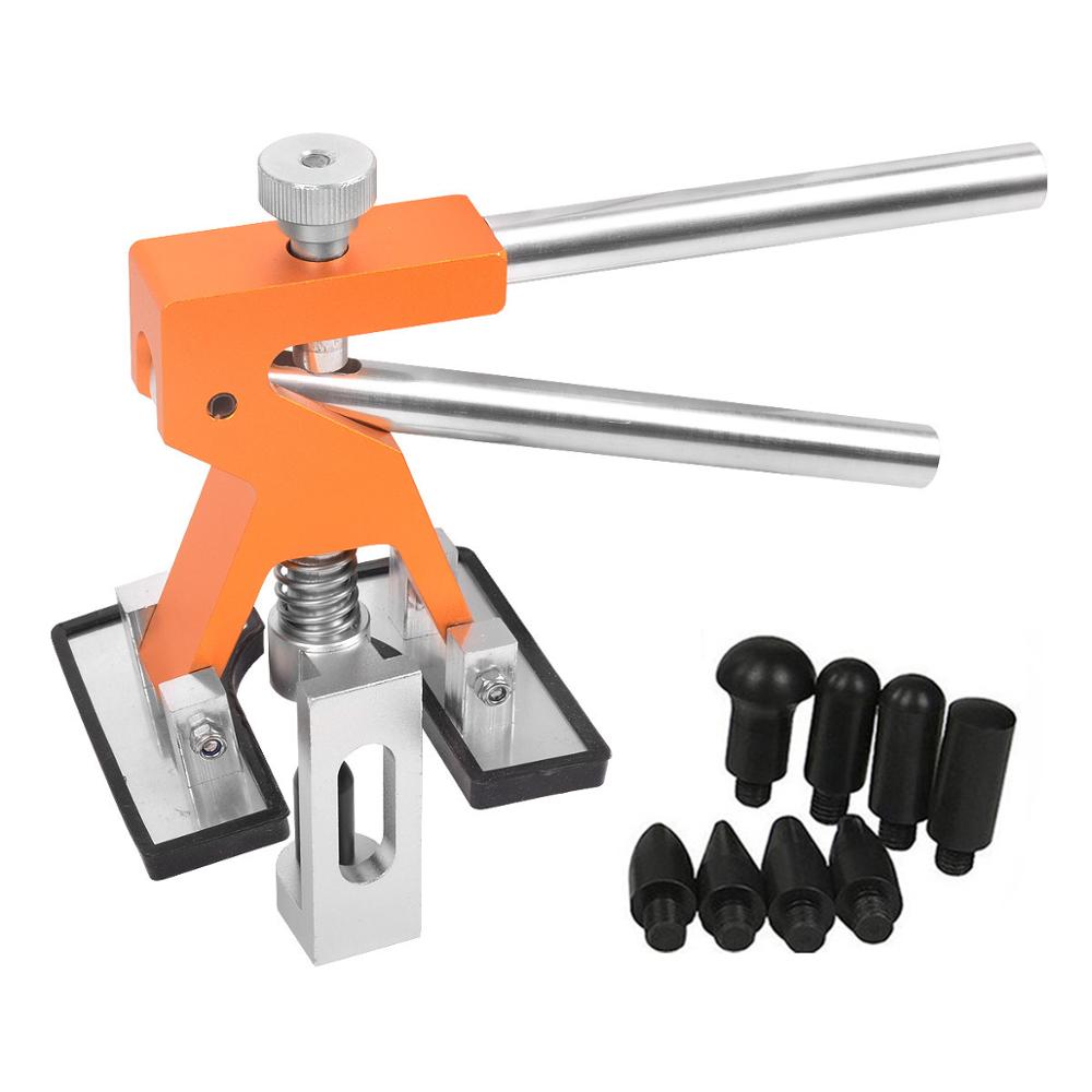 Pdr tools auto reparationsværktøj dørkant buler remover bil fender dent reparation hjul øjenbryn med løfter dent reparationsværktøjer: Hvid