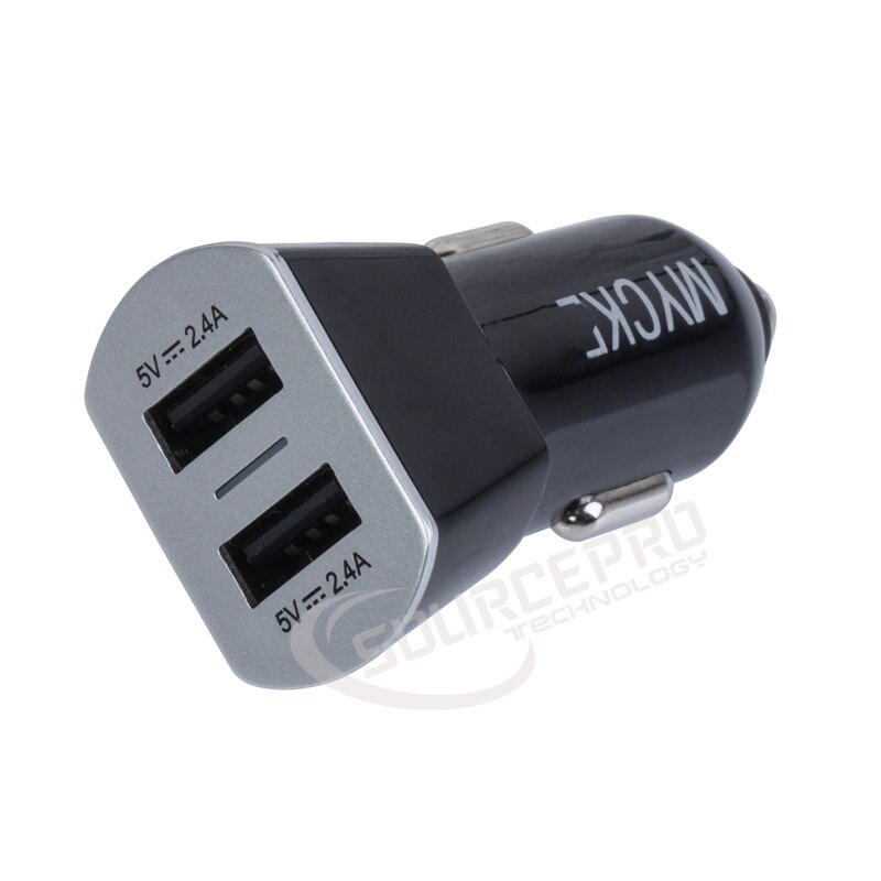 Usb car charger 2,4 t 4 ports, universal usb fast adapter with 1,6 m/5,25 ft extension cables for car phone