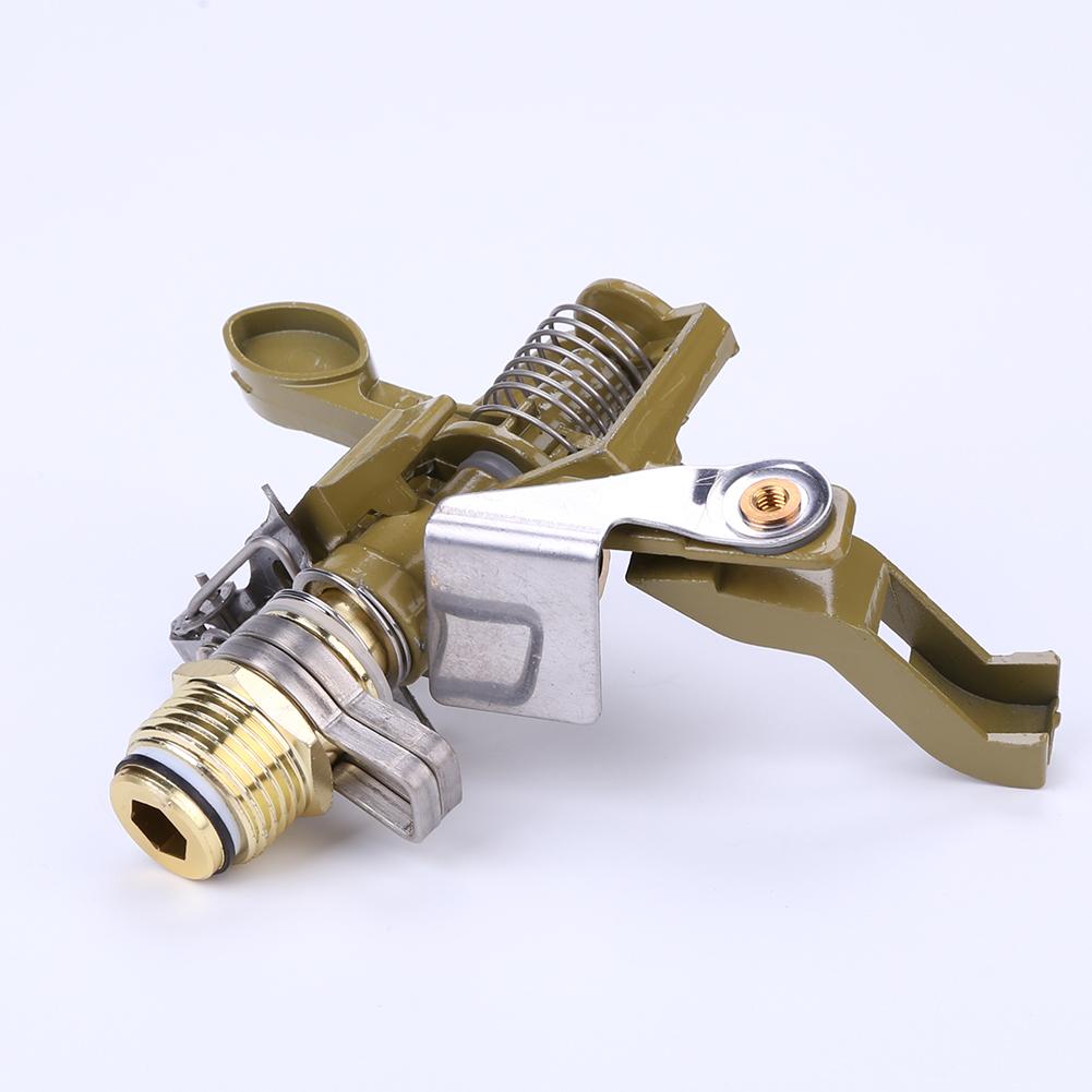 Garden Water Sprinkler Spray Nozzle Fountain Irrigation 1/2inch Connector Copper Rotate Rocker Arm watering Tool Water Sprinkler