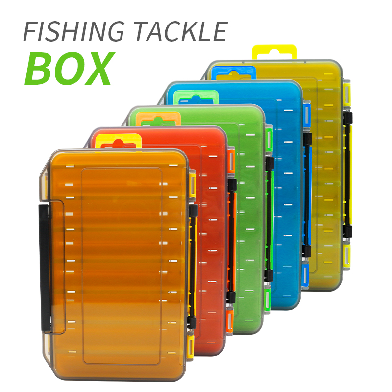 1PCS Large-capacity Fishing Bait Storage Box Double-Layer Fishing Bait Box Portable Multi-grid Fishing Tackle Storage Box