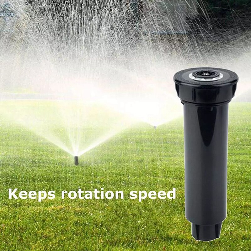 10Stck -hoch Sprinkler Rasen Werkzeug sprühen-Kopf für Garten Liefert 360 Grad Bewässerung Ausrügestochen Getriebe Sprinkler