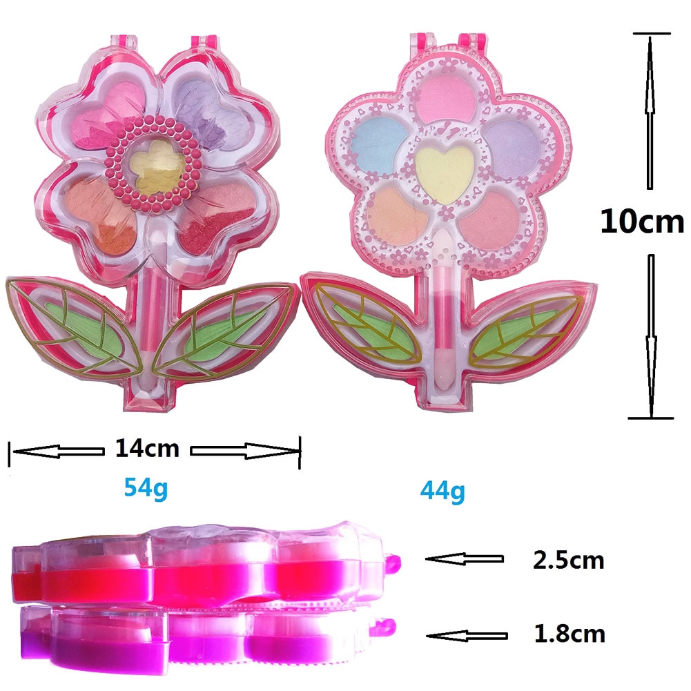 Fiore di Simulazione di Acqua-solubile Ombretto Principessa Delle Ragazze Giochi Di Imitazione Cosmetico