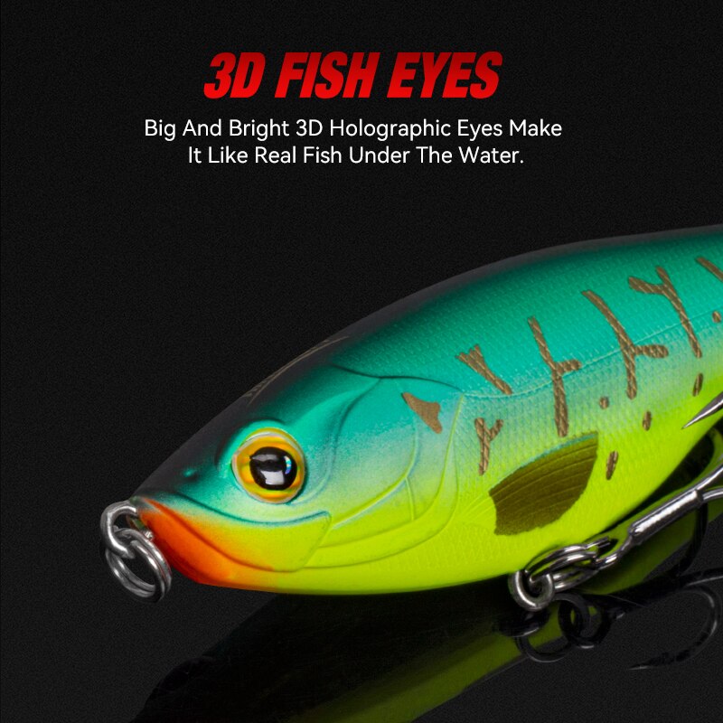 Reino Topwater Hélice Lápis Isca Popper Whopper Plopper 90mm 11g 110mm 17g Wobblers Artificiais Para Bass Pike Hard Lures