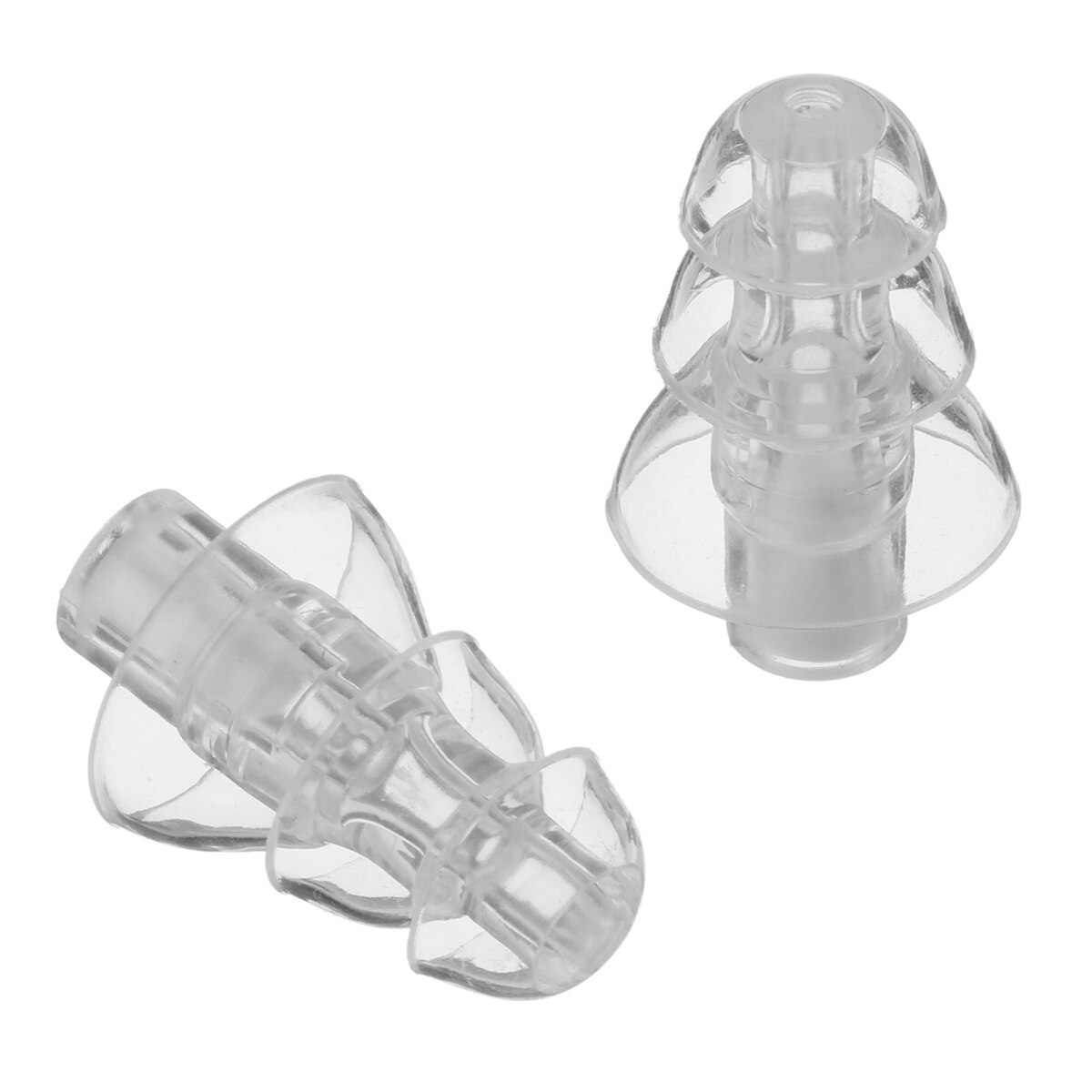 27db High Fidelity Silicone Musician Filter Earplugs Noise Reduction Cancelling Hearing Protection Earbud Reusable Sleep Care: White