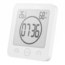 Ultra-thin Digital Clocks LCD Electronic Temperature Humidity Desk Clocks When Holder Home Wall Clock Thermometer Hygrometer